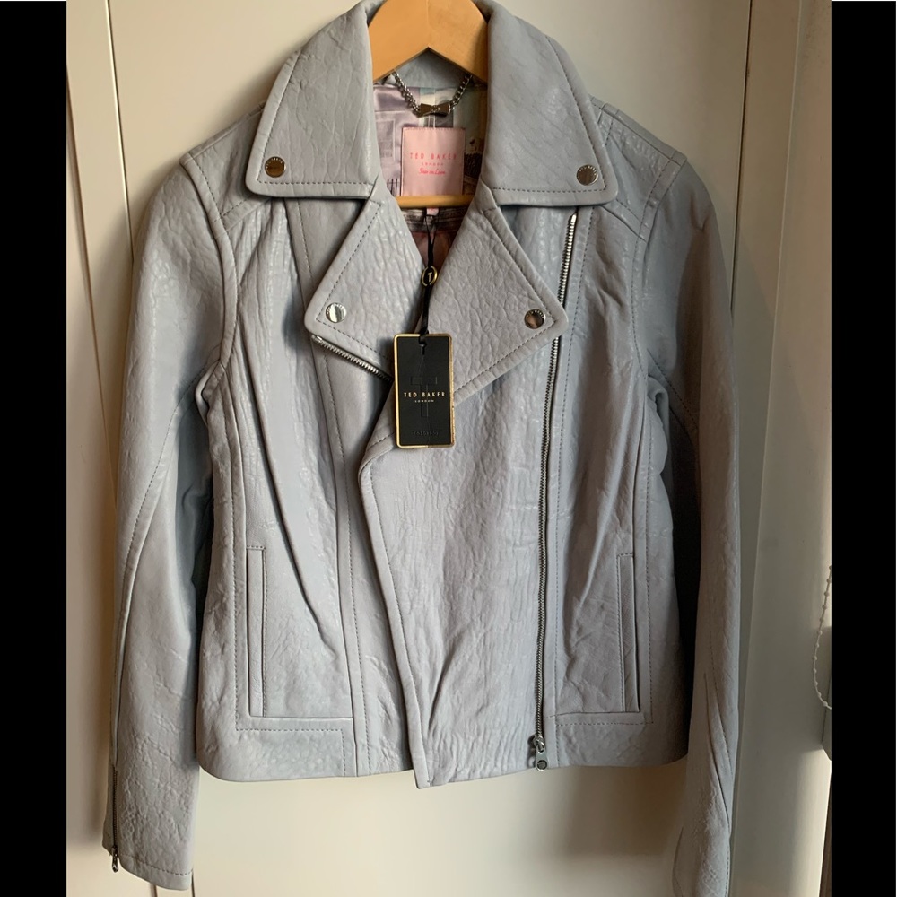 BNWT Ted Baker Genuine Leather Jacket